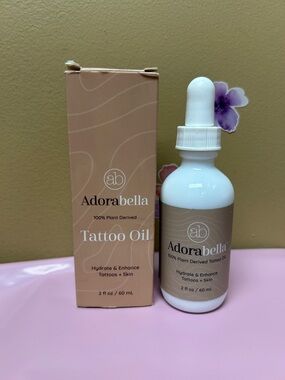 Adorabella Tattoo Oil - 100% Plant Derived-2 fl oz